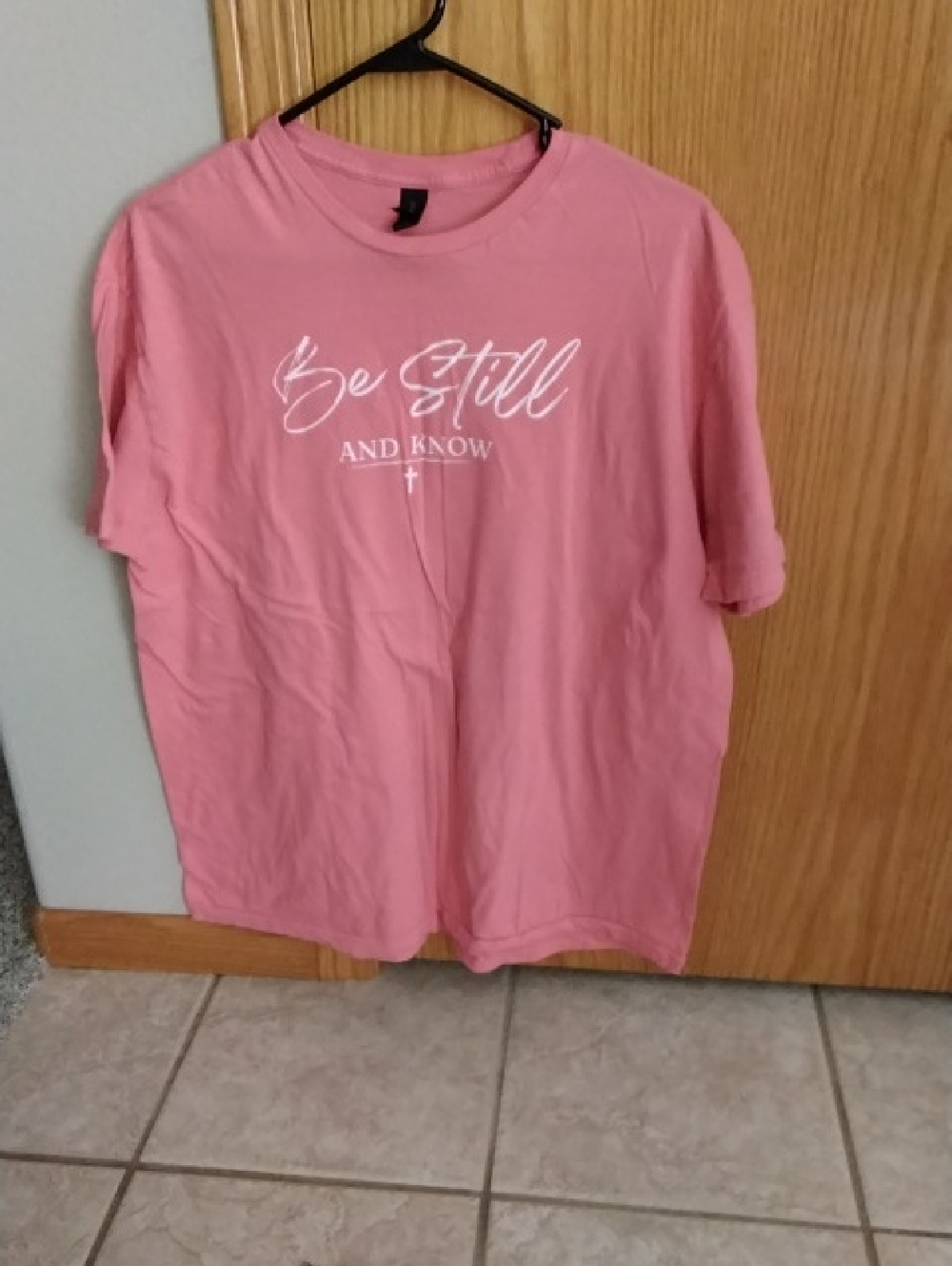 Be Still and Know Coral Women's Tee